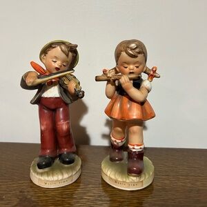 VTG 1950s “Music Time” Figurines (Set of 2)